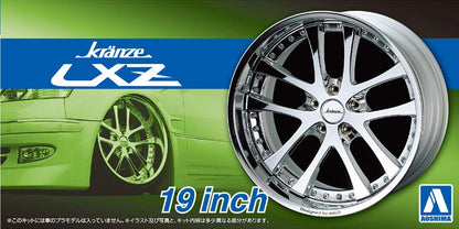 AOSHIMA - Tuned Parts 1/24 Kranze Lxz 19 Inch Tire & Wheel Set- Japan Figure Store - #1 Bring To You The Best Japanese Goods