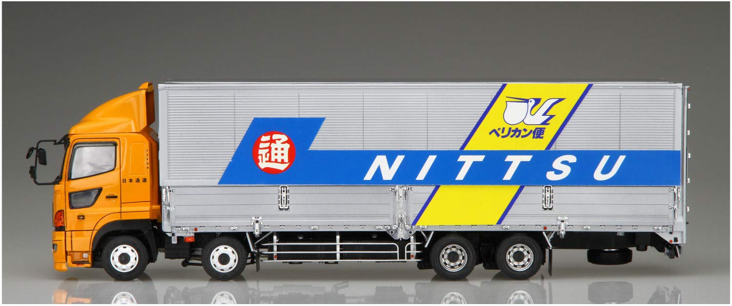 Qingdao Bunka Kyozaisha 1/32 Heavy Freight Series No.10 Hino Profia Fw Nippon Express Pelican Flight Plastic Model- Japan Figure Store - #1 Bring To You The Best Japanese Goods