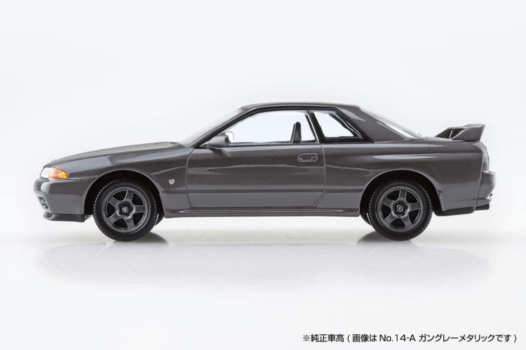 AOSHIMA The Snap Kit No.14-C 1/32 Nissan R32 Skyline Gt-R Black Pearl Metallic Plastic Model- Japan Figure Store - #1 Bring To You The Best Japanese Goods