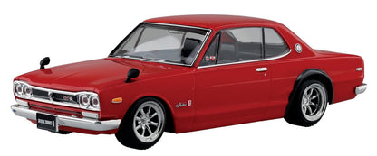 AOSHIMA The Snap Kit 1/32 Nissan Skyline 2000Gt-R Custom Wheel Red Plastic Model- Japan Figure Store - #1 Bring To You The Best Japanese Goods