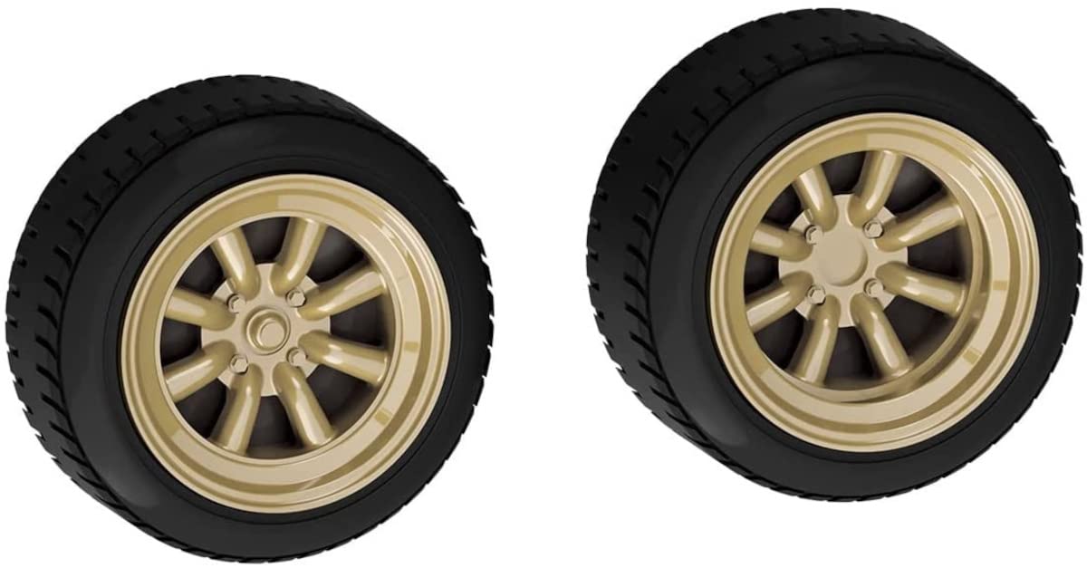 AOSHIMA The Snap Kit 1/32 Nissan Skyline 2000Gt-R Custom Wheel Silver Plastic Model- Japan Figure Store - #1 Bring To You The Best Japanese Goods