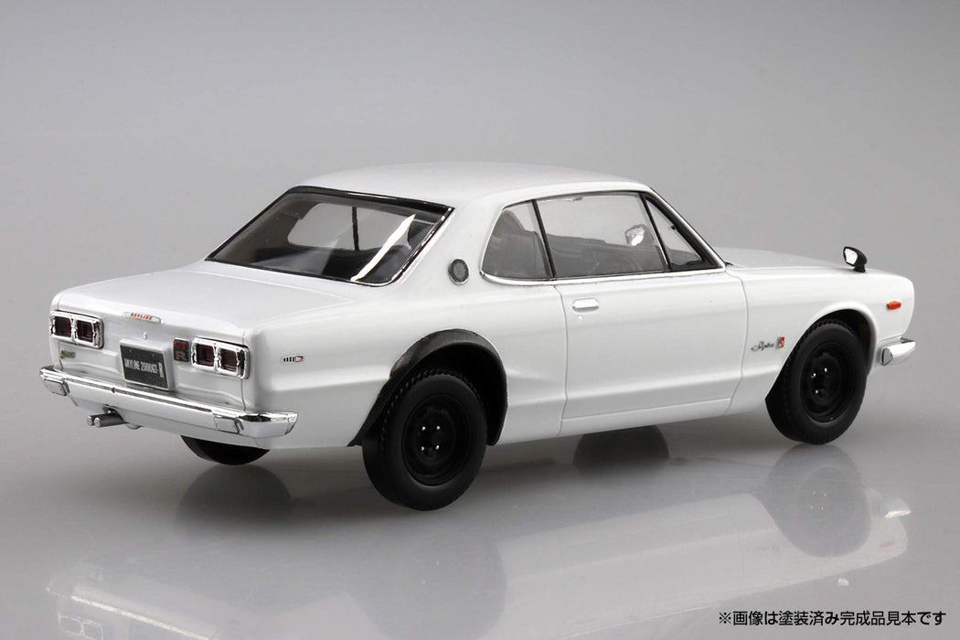 AOSHIMA 58831 Nissan Skyline 2000Gt-R White Aug 1/32 Scale Pre-Painted Snap-Fit Kit- Japan Figure Store - #1 Bring To You The Best Japanese Goods