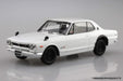 AOSHIMA 58831 Nissan Skyline 2000Gt-R White Aug 1/32 Scale Pre-Painted Snap-Fit Kit- Japan Figure Store - #1 Bring To You The Best Japanese Goods