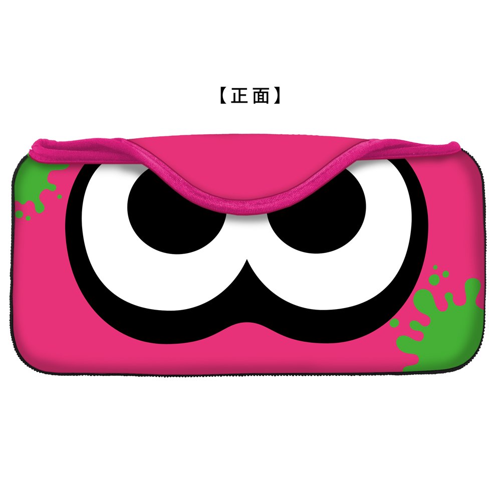Quick Pouch Collection For Nintendo Switch (Splatoon2) Squid: Neon Pink- Japan Figure Store - #1 Bring To You The Best Japanese Goods