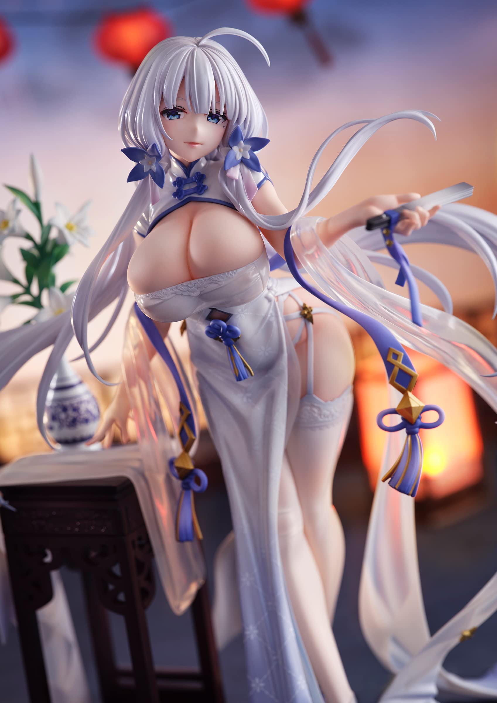 Azur Lane Illustrious Lilium Rubellum Ver. 1/7 Scale Pvc Abs Painted Finished Figure- Japan Figure Store - #1 Bring To You The Best Japanese Goods