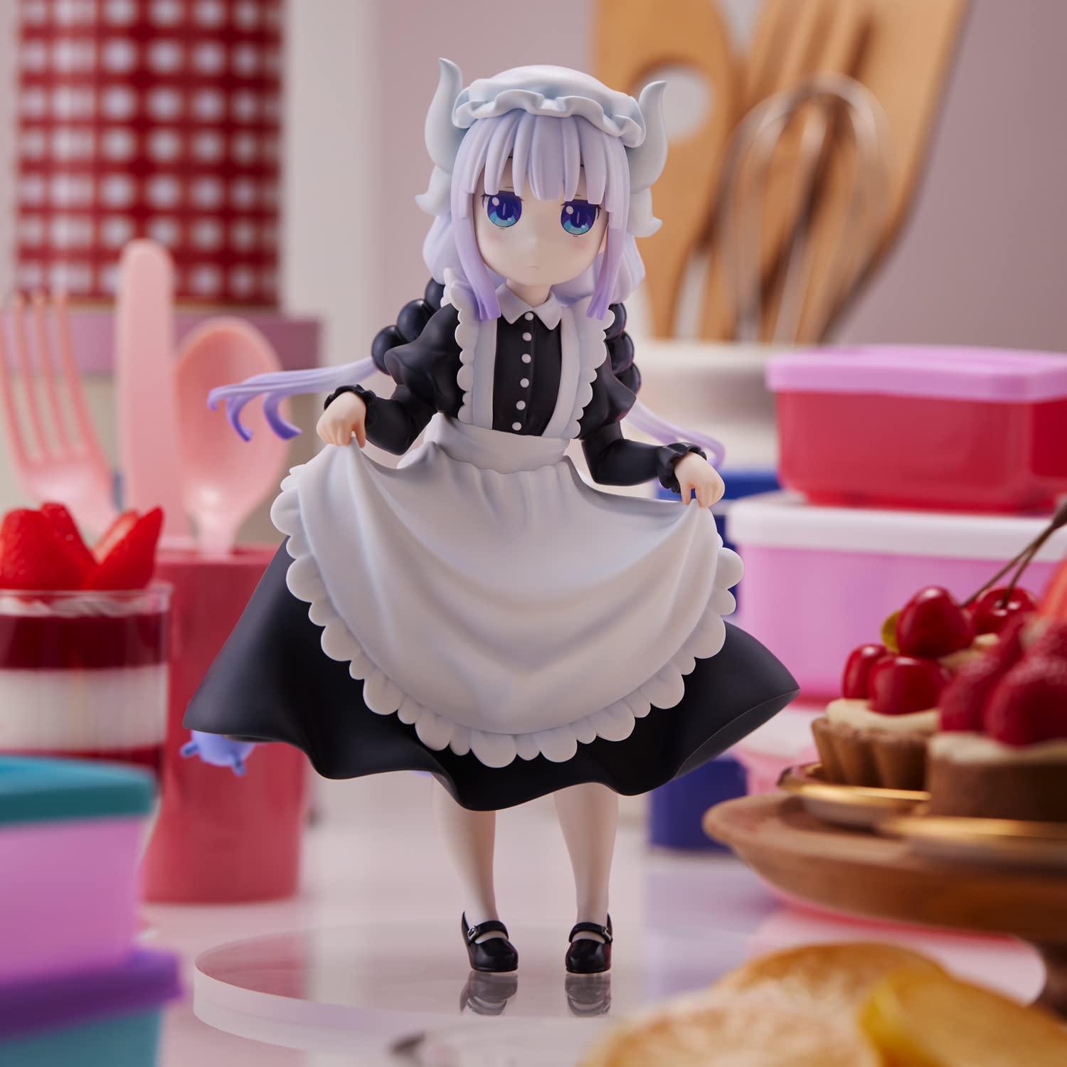 Mr Kobayashi Dragon Maid Kanna Non Scale Pvc Abs Figure White 200Mm Union Creative Japan 4589642714446- Japan Figure Store - #1 Bring To You The Best Japanese Goods