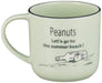 YAMAKA Peanuts Snoopy Mug With Coaster Green- Japan Figure Store - #1 Bring To You The Best Japanese Goods