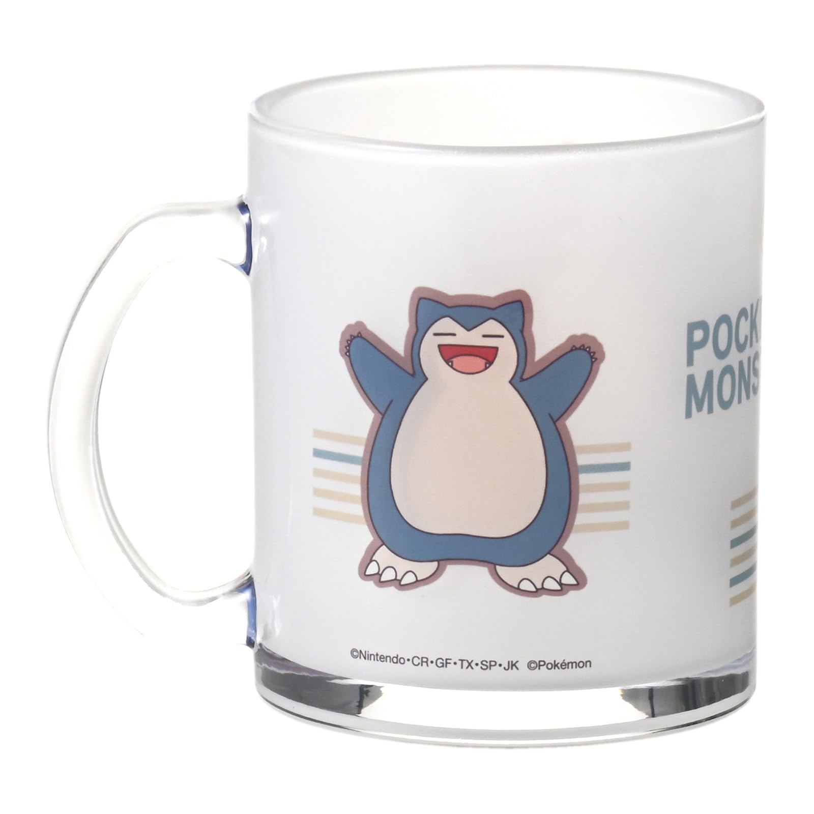 Kaneshotouki Pokemon Snorlax Glass Cup Mug 320ml Japan 145102- Japan Figure Store - #1 Bring To You The Best Japanese Goods