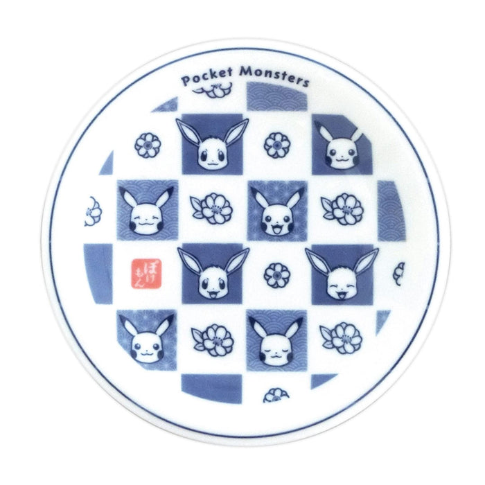 Pokémon Plate Cake Plate Plate Approx. 16Cm Chiyogami Dyeing Made In Japan 141172- Japan Figure Store - #1 Bring To You The Best Japanese Goods