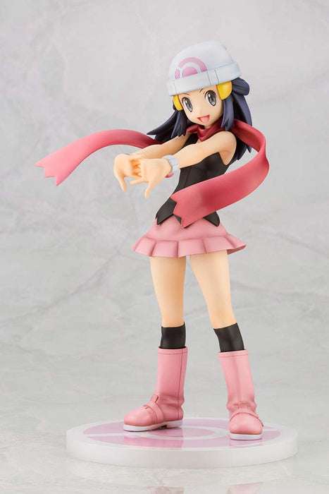Kotobukiya Artfx J Pokemon Series Hikari with Piplup Painted Figure 1/8 Scale- Japan Figure Store - #1 Bring To You The Best Japanese Goods