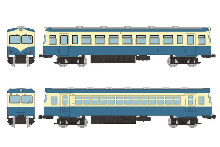 TOMYTEC Tomii Electric Railway Tao Line Diesel Train New Painting 2 Cars Set N Scale- Japan Figure Store - #1 Bring To You The Best Japanese Goods