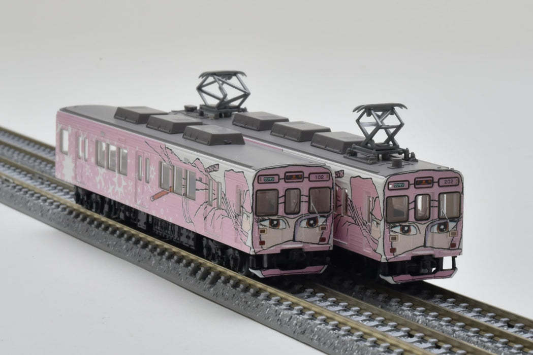 Tomytec Ninja Train Pink 2-Car Set Iga Railway 200 Series 202 Formation Railway Collection Iron- Japan Figure Store - #1 Bring To You The Best Japanese Goods