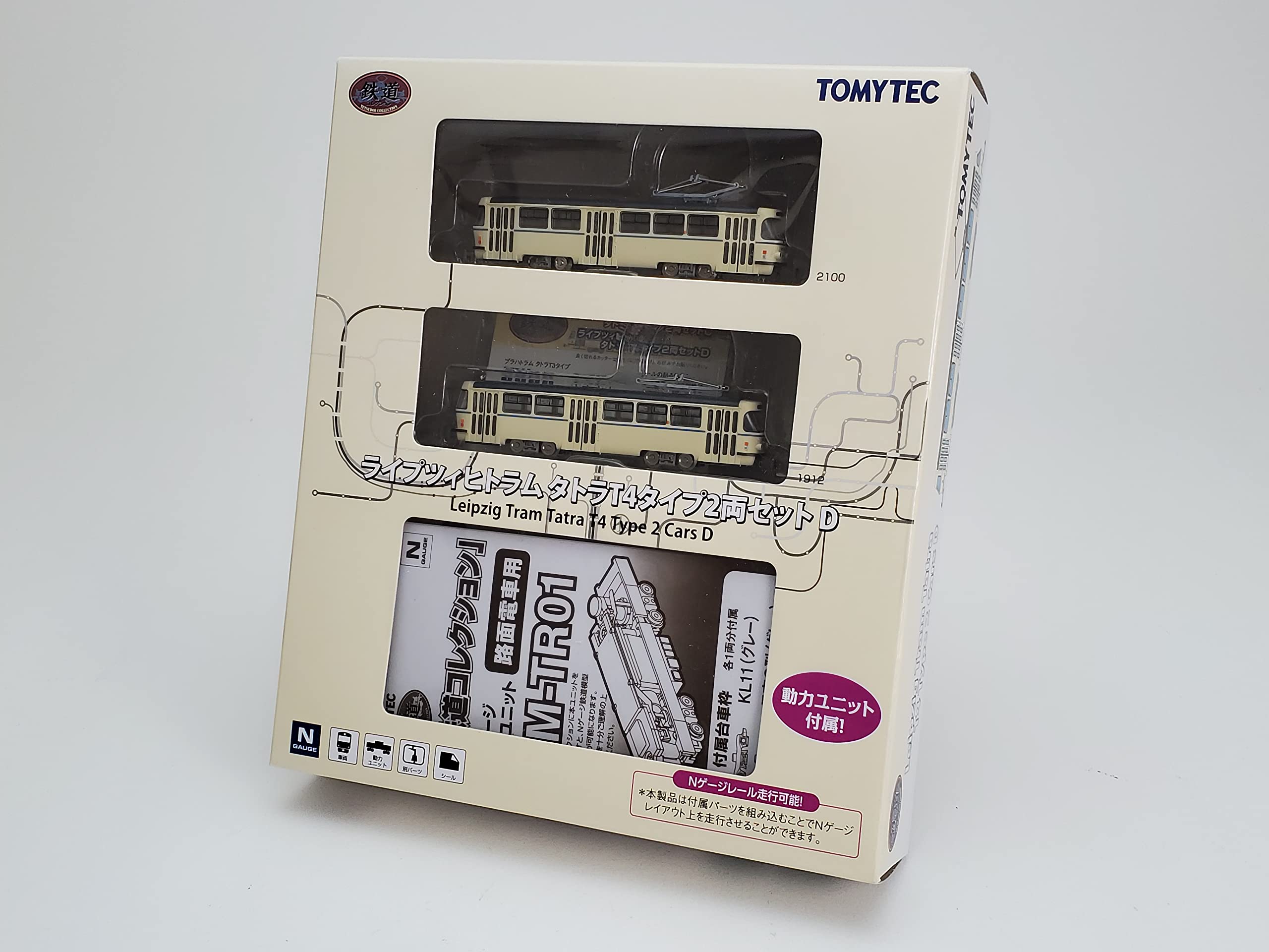 Tomytec Japan Railway Collection Iron Collection Leipzig Tram Tatra T4 315728 Diorama Supplies- Japan Figure Store - #1 Bring To You The Best Japanese Goods
