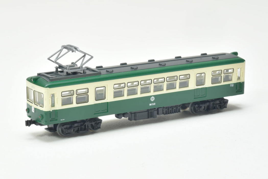 Tomytec Railway Collection Kurihara Electric 2-Car Set Cream Green Diorama Supplies- Japan Figure Store - #1 Bring To You The Best Japanese Goods