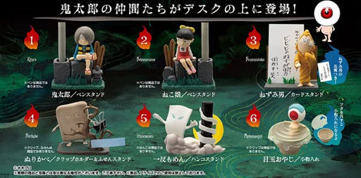 RE-MENT Gegege No Kitaro Desk Figure 6 Pcs Complete Box- Japan Figure Store - #1 Bring To You The Best Japanese Goods