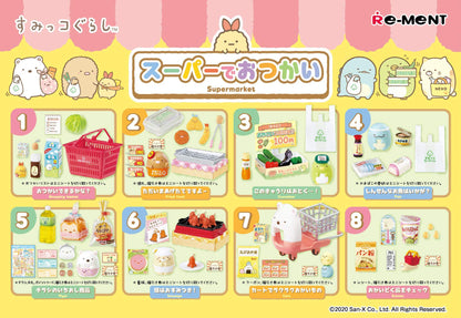 RE-MENT Sumikko Gurashi Errand At The Supermarket 1 Box 8 Pcs Set- Japan Figure Store - #1 Bring To You The Best Japanese Goods