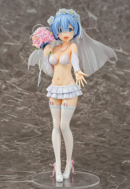 Rem Wedding Ver. Re: Life In A Different World From Zero Pre-Painted Plastic Figure 1/7 Scale Resale- Japan Figure Store - #1 Bring To You The Best Japanese Goods