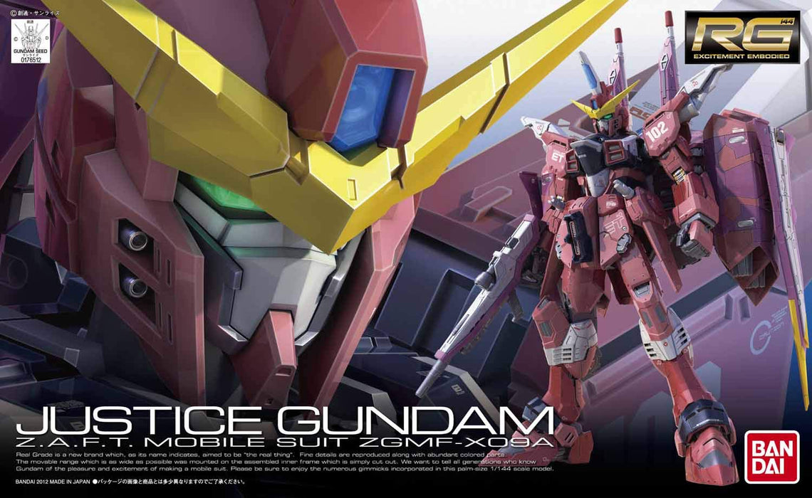 BANDAI Rg 09 Justice Gundam Z.A.F.T. Mobile Suit Zgmf-X09A 1/144 Scale Kit- Japan Figure Store - #1 Bring To You The Best Japanese Goods