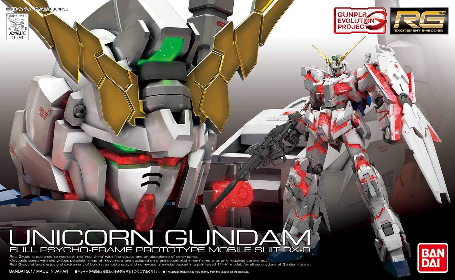 Rg 1/144 Rx-0 Unicorn Gundam Plastic Model- Japan Figure Store - #1 Bring To You The Best Japanese Goods