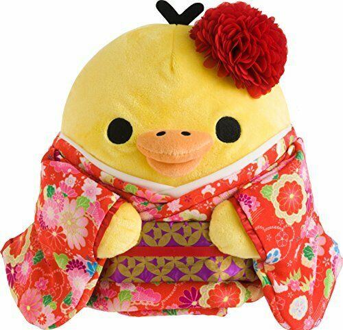 Rilakkuma Kimono Plush Toy Medium Kiiroitori Mr88901 San-x 2016- Japan Figure Store - #1 Bring To You The Best Japanese Goods