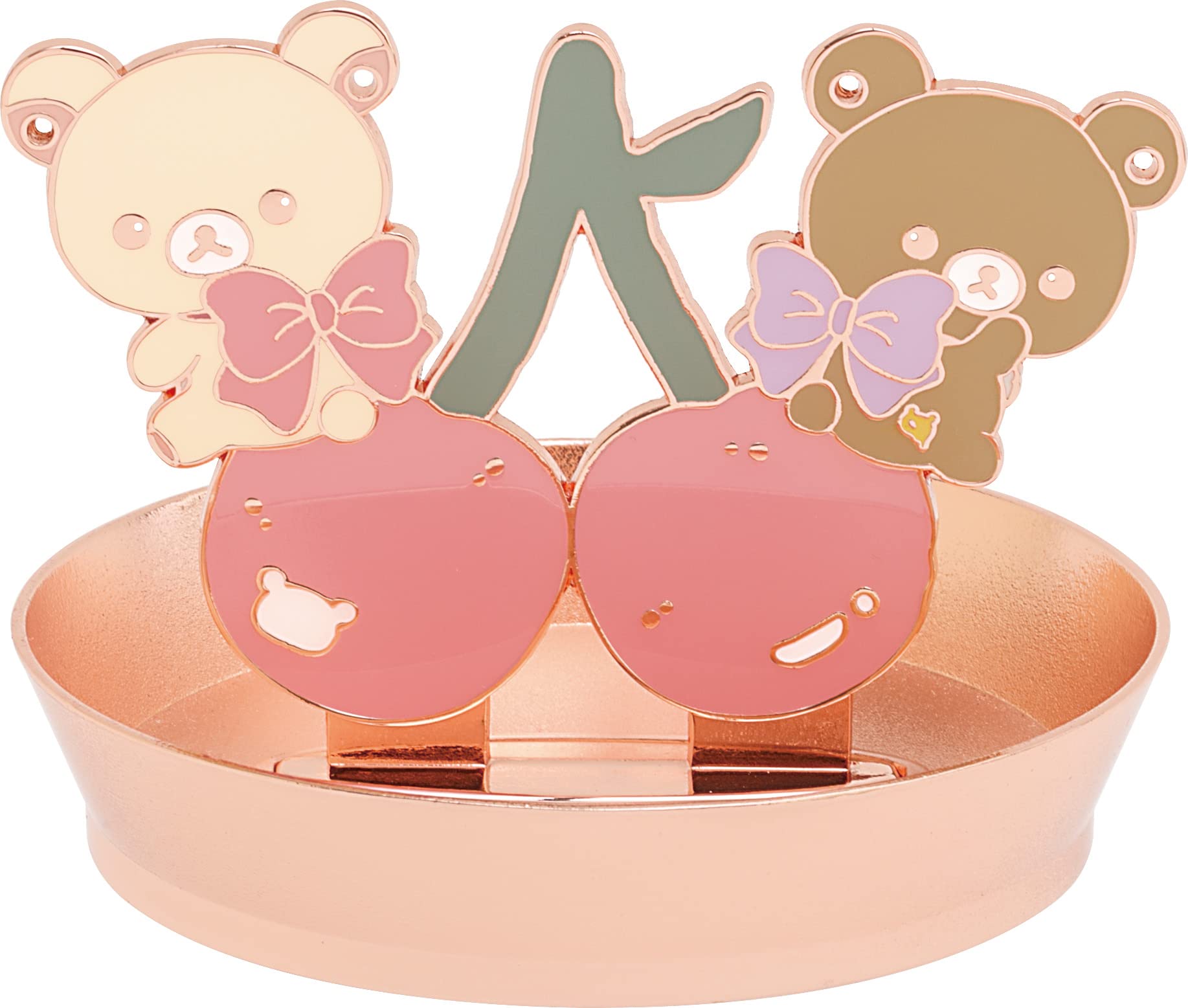 San-X Rilakkuma Korikogu Jewel Cherry Tray - Tc08401 Accessory Organizer- Japan Figure Store - #1 Bring To You The Best Japanese Goods