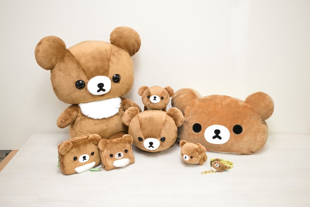 SAN-X Plush Doll Rilakkuma Chairokoguma Brown Small Bear Size L Tjn- Japan Figure Store - #1 Bring To You The Best Japanese Goods