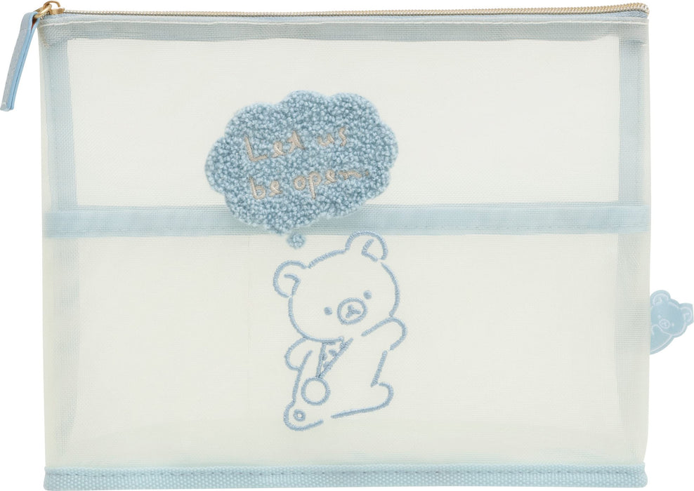 San-X Rilakkuma Message Series Freestanding Pouch - CA38001- Japan Figure Store - #1 Bring To You The Best Japanese Goods