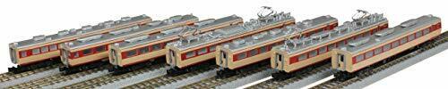 Rokuhan 485 Ltd Express Early Type Hibari J.n.r. Color Kuro481 Add-on 7-car Set- Japan Figure Store - #1 Bring To You The Best Japanese Goods