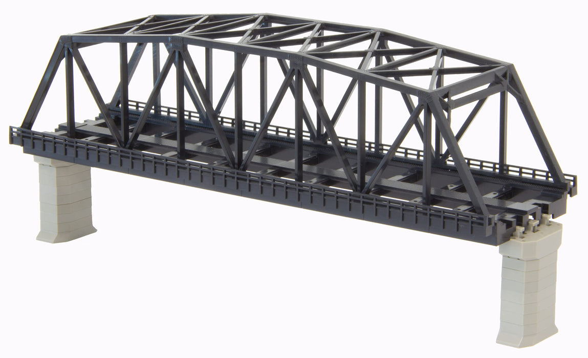 Rokuhan Z Gauge Double Track Truss Iron Bridge Black 1 Piece R094 Model Railroad Supplies- Japan Figure Store - #1 Bring To You The Best Japanese Goods