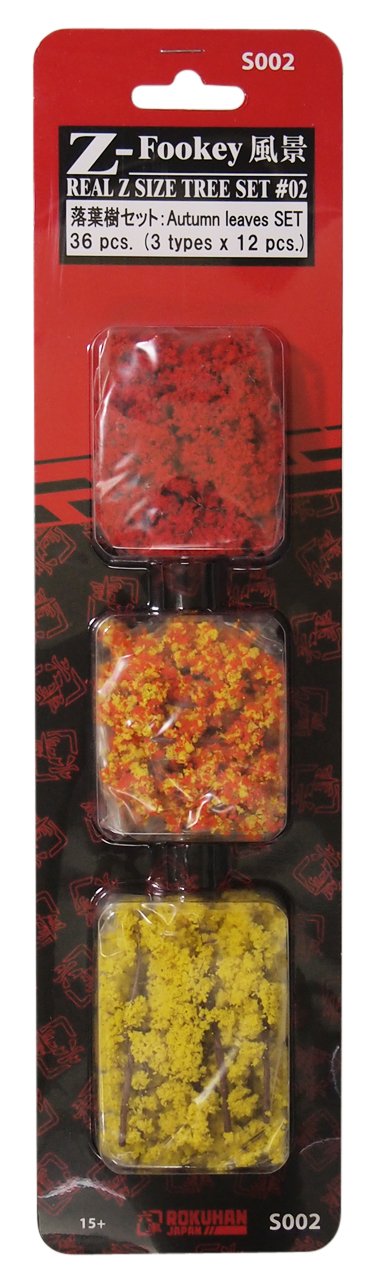 Rokuhan Z S002 Deciduous Trees Set (36pcs)- Japan Figure Store - #1 Bring To You The Best Japanese Goods