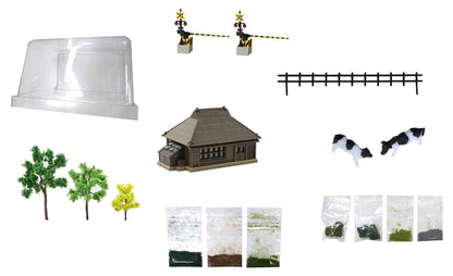 Rokuhan Z Gauge Mini Layout Set SS001-2 w/Excl. Scenery Set- Japan Figure Store - #1 Bring To You The Best Japanese Goods