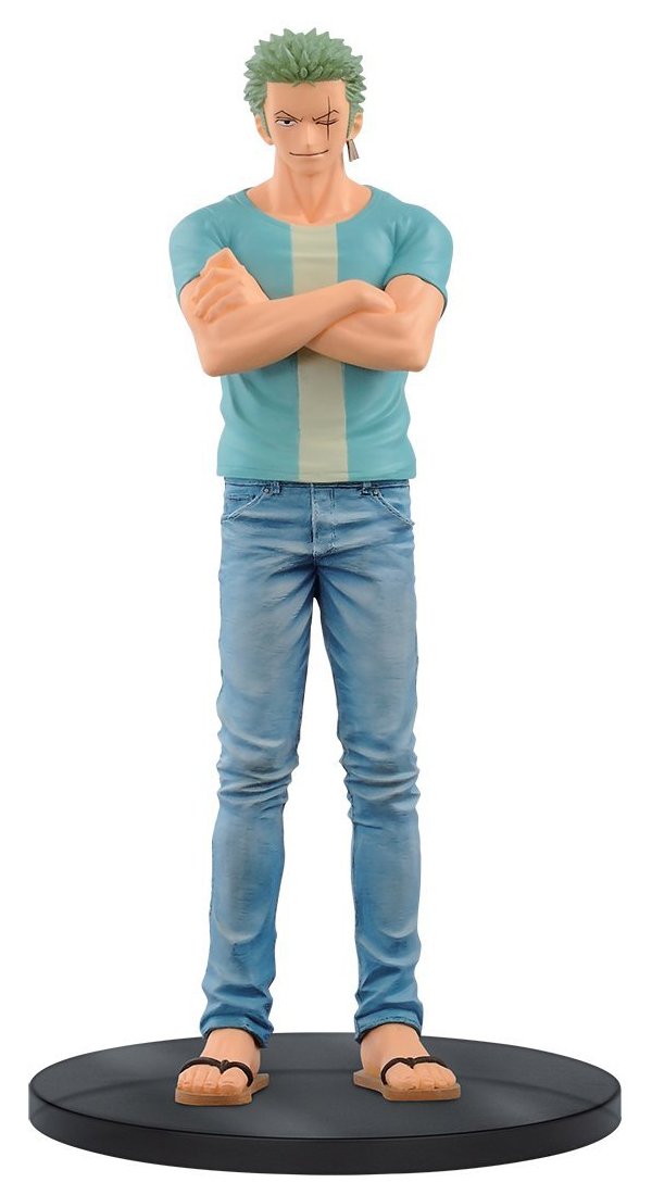 Banpresto One Piece Jeans Freak Vol.6 Roronoa Zoro Light Blue Figure Jeans Anime Model Japan Prize- Japan Figure Store - #1 Bring To You The Best Japanese Goods