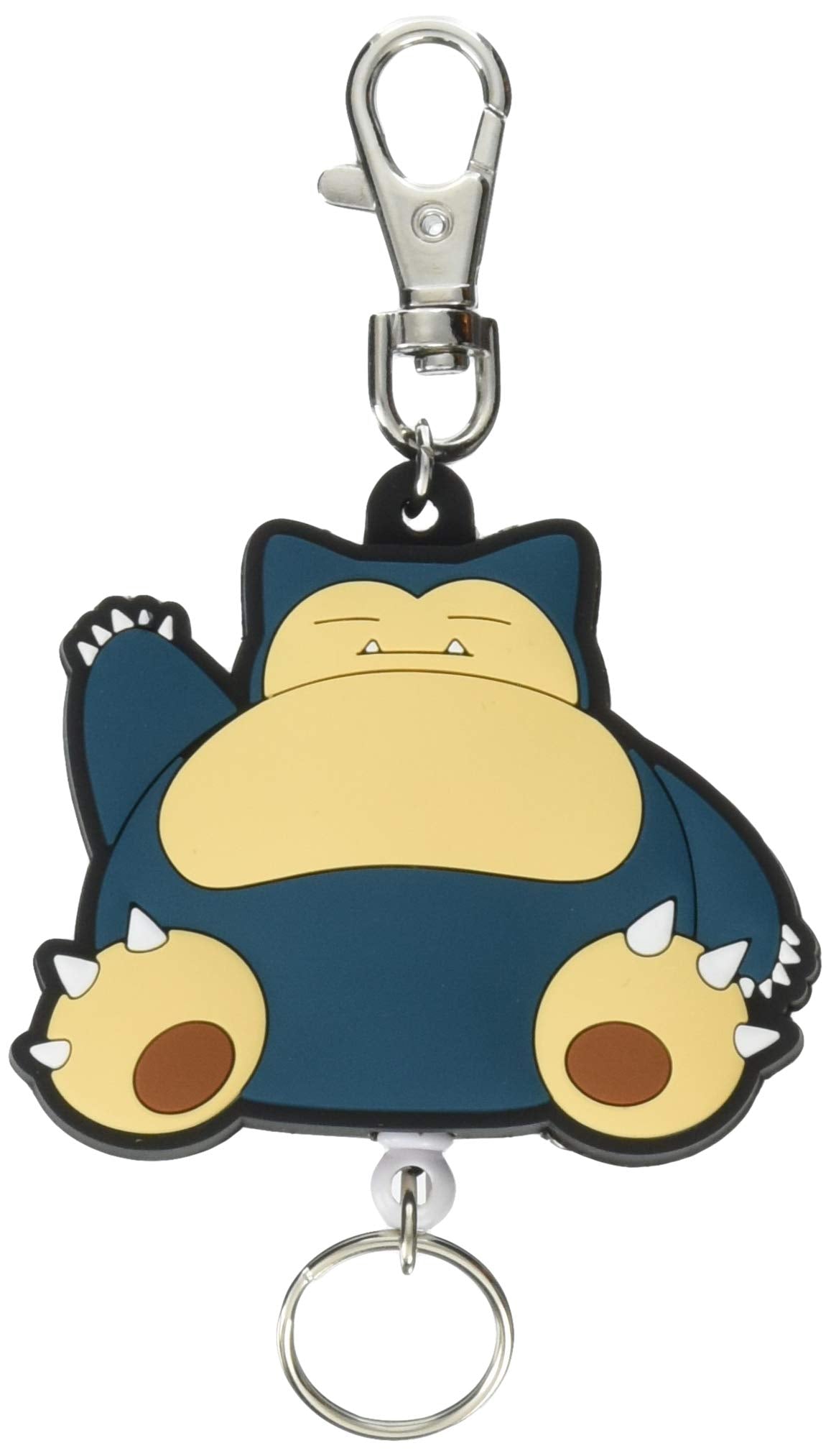 SK JAPAN Pokemon Rubber Reel Keychain Snorlax- Japan Figure Store - #1 Bring To You The Best Japanese Goods