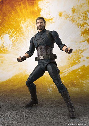 S.h.figuarts Avengers Infinity War Captain America Action Figure Bandai- Japan Figure Store - #1 Bring To You The Best Japanese Goods
