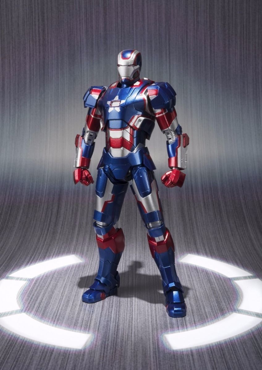 S.h.figuarts Iron Man Iron Patriot Action Figure Bandai Tamashii Nations- Japan Figure Store - #1 Bring To You The Best Japanese Goods