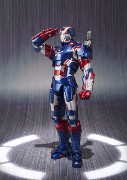 S.h.figuarts Iron Man Iron Patriot Action Figure Bandai Tamashii Nations- Japan Figure Store - #1 Bring To You The Best Japanese Goods