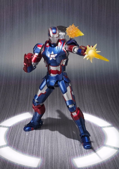 S.h.figuarts Iron Man Iron Patriot Action Figure Bandai Tamashii Nations- Japan Figure Store - #1 Bring To You The Best Japanese Goods