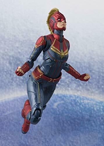 S.h.figuarts Marvel Universe Captain Marvel Action Figure Bandai- Japan Figure Store - #1 Bring To You The Best Japanese Goods
