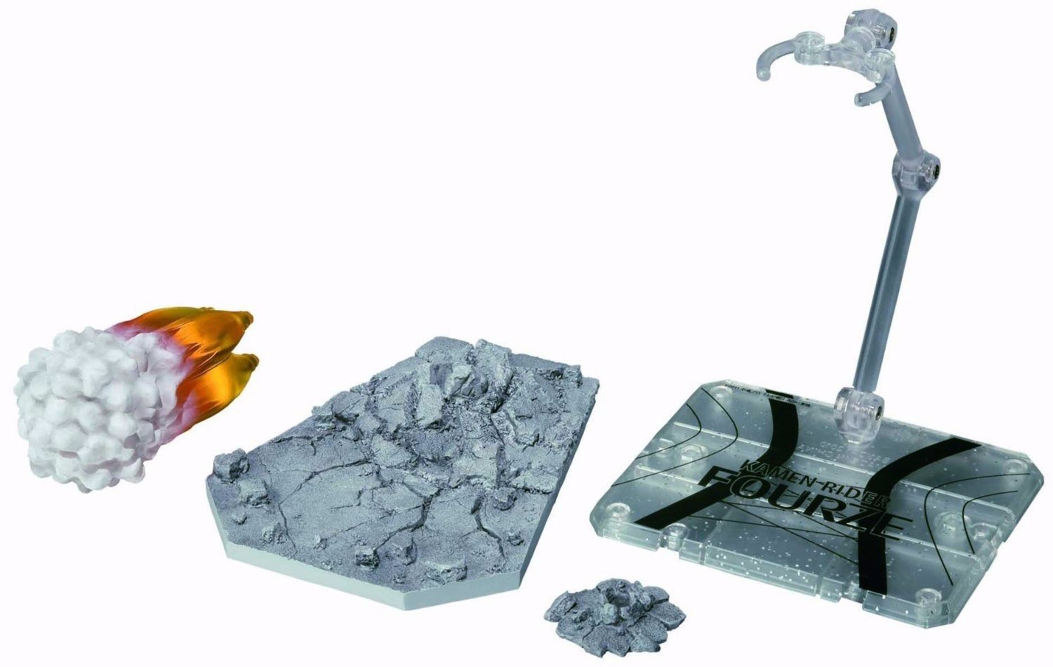 S.h.figuarts Masked Kamen Rider Fourze Stand & Effect Set Action Figure Bandai - Japan Figure