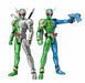 S.h.figuarts Masked Kamen Rider W Double Cyclone Trigger & Metal Bandai Japan - Japan Figure