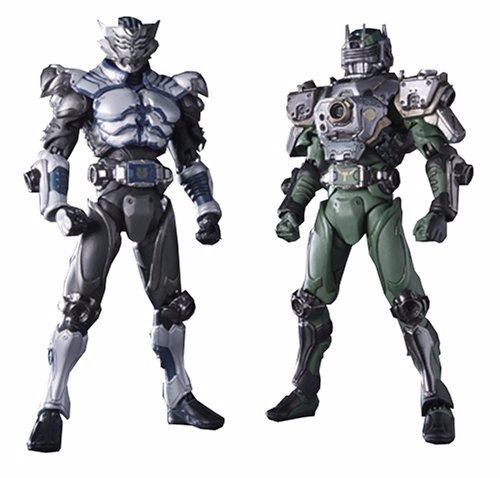 S.i.c. Vol. 27 Masked Kamen Rider Ryuki Rider Zolda & Tiga Action Figure Bandai - Japan Figure