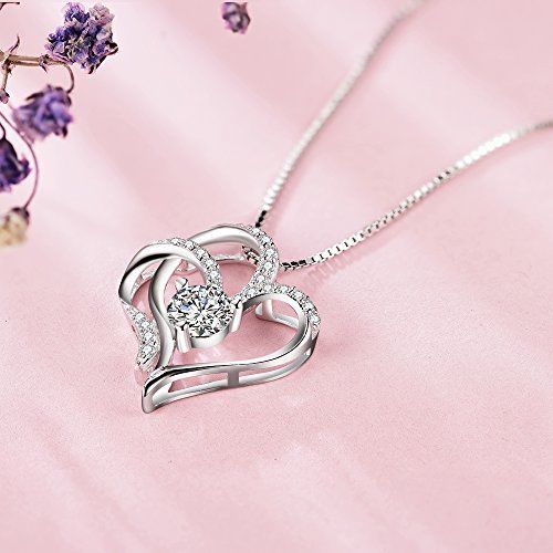 S. Whit Necklace Ladies Chain Silver 925 Eternal Love Open Heart- Japan Figure Store - #1 Bring To You The Best Japanese Goods