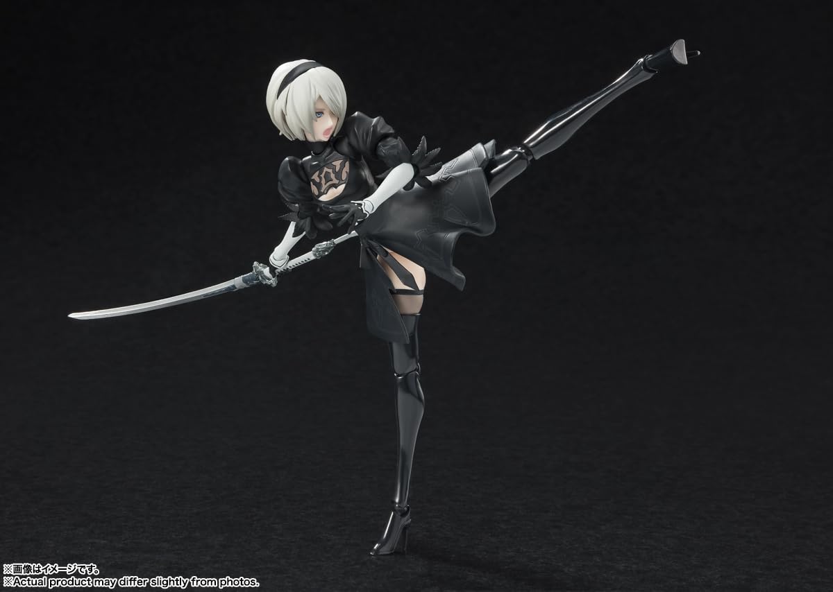 Bandai Spirits S.H.Figuarts 2B Nier Automata Ver 1.1A Japan- Japan Figure Store - #1 Bring To You The Best Japanese Goods