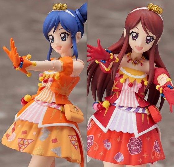 S.h.figuarts Aikatsu! Aoi Kiriya & Ran Shibuki Soleil Ver Set Figure Bandai- Japan Figure Store - #1 Bring To You The Best Japanese Goods