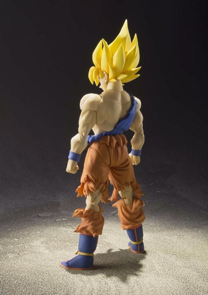 S.h.figuarts Dragon Ball Z Super Saiyan Son Gokou Awakening Ver Bandai Japan- Japan Figure Store - #1 Bring To You The Best Japanese Goods