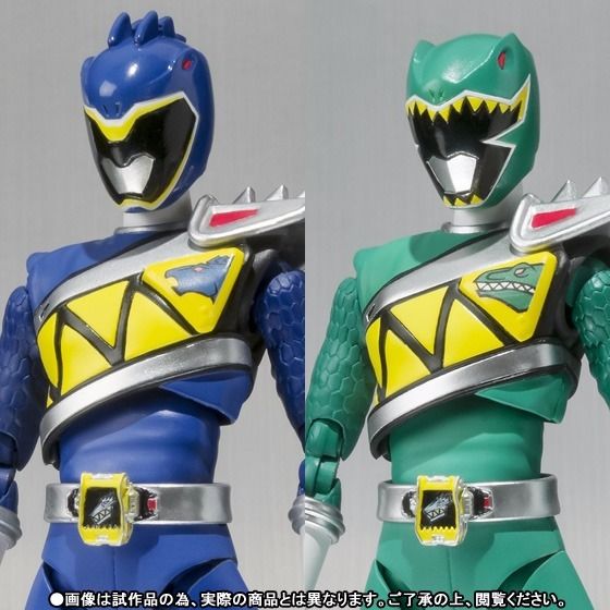 S.h.figuarts Zyuden Sentai Kyoryuer Kyoryu Blue & Green Set Action Figure Bandai- Japan Figure Store - #1 Bring To You The Best Japanese Goods