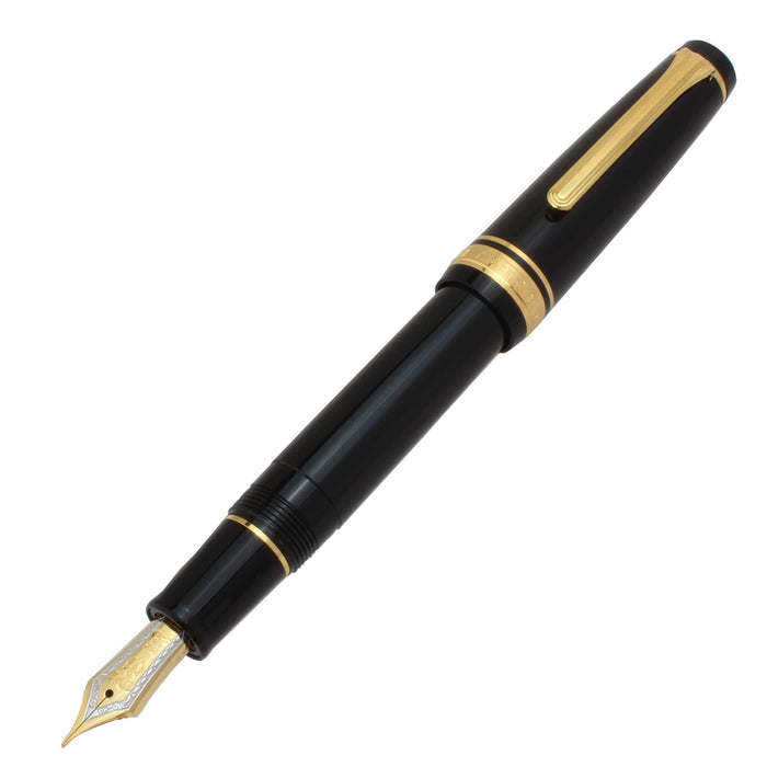 SAILOR Professional Gear Gold Fountain Pen Black Mf 11-2036-320- Japan Figure Store - #1 Bring To You The Best Japanese Goods