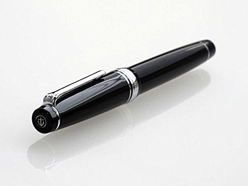 SAILOR Professional Gear Silver Fountain Pen Black Mf 11-2037-320- Japan Figure Store - #1 Bring To You The Best Japanese Goods
