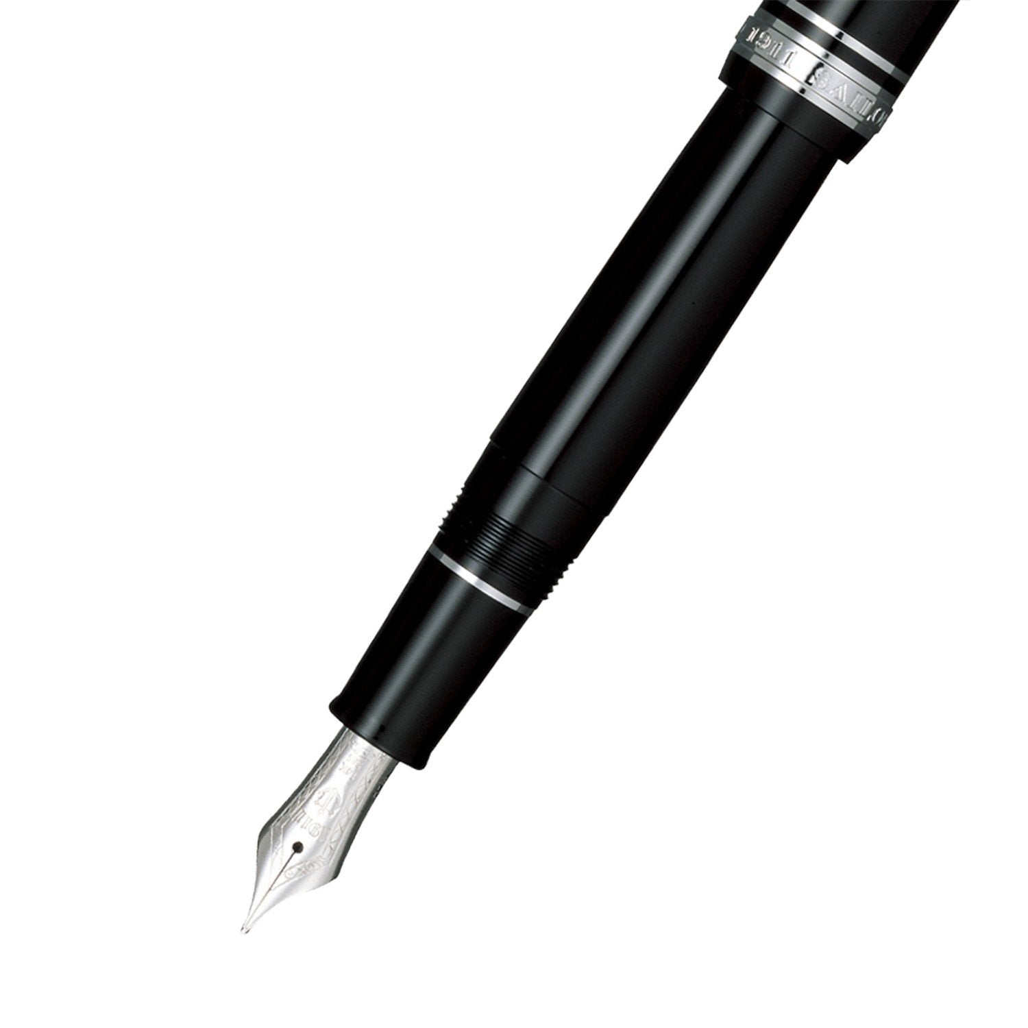 SAILOR Professional Gear Slim Silver Fp Black Z 11-1222-720- Japan Figure Store - #1 Bring To You The Best Japanese Goods