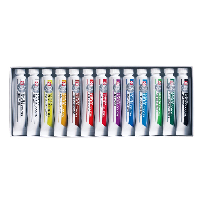 Sakura Crepas Paint Poster Color Ex 12 Colors 13 Pieces Japan (2 White) Pew13- Japan Figure Store - #1 Bring To You The Best Japanese Goods